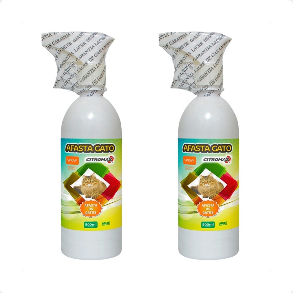 Kit 2 Afasta Gato Spray Espanta Educa Repele 500ml Citromax Original