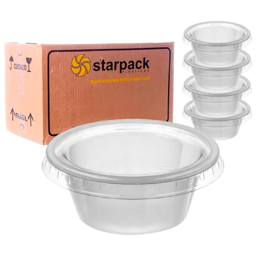 450un Pote E Tampa Para Mousse/Shoyu Starpack 70ml Caixa fechada