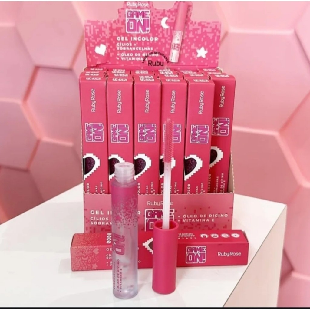 Caixa com 24 Gel Sobrancelha Ruby Rose HB-509 – Vegano e Natural On Sale