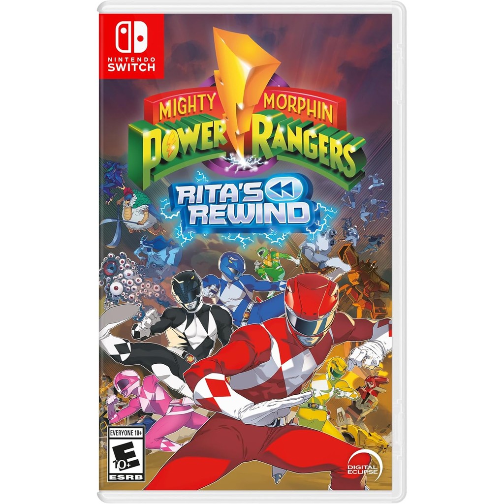 Mighty Morphin Power Rangers Ritas Rewind Switch Midia Fisica em Oferta na Shopee