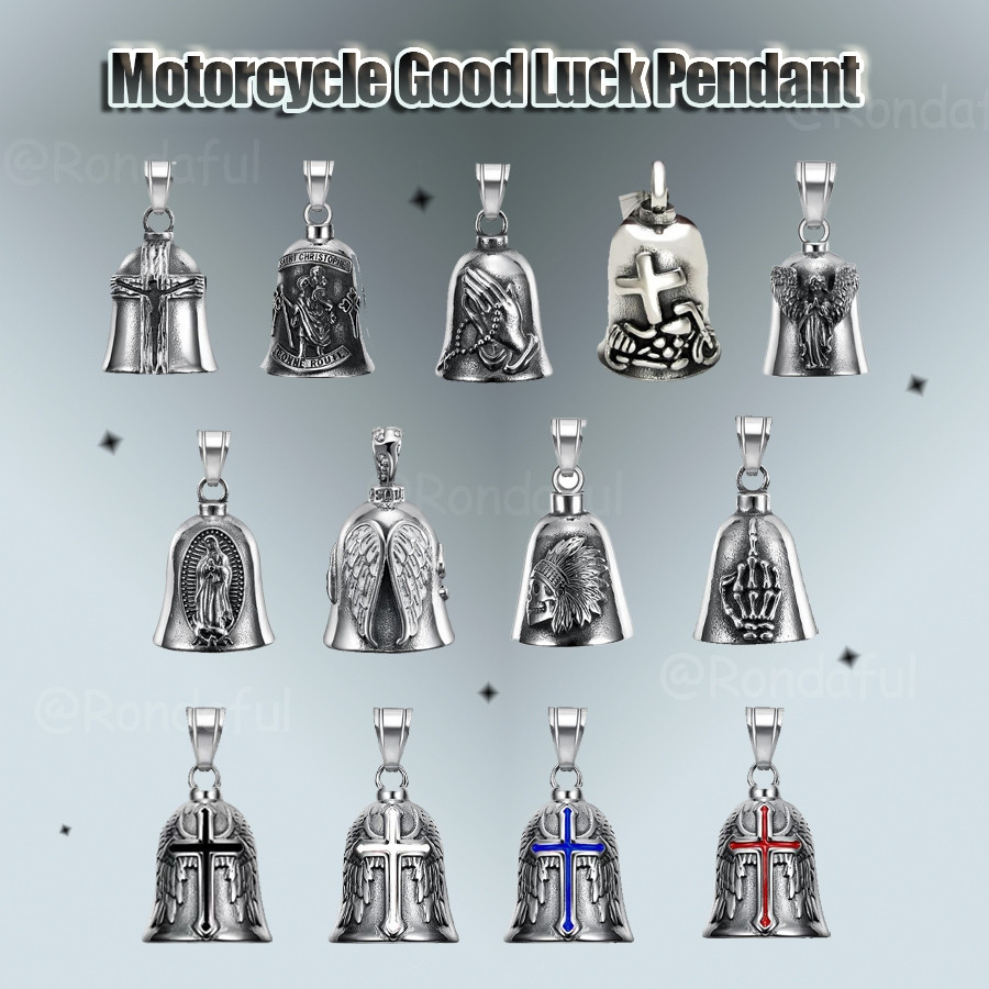 Sinos De Motocicleta Sino Guardião Boa Sorte Para De Aço Inoxidável Biker Bell Accessory lameintbr em Oferta na Shopee