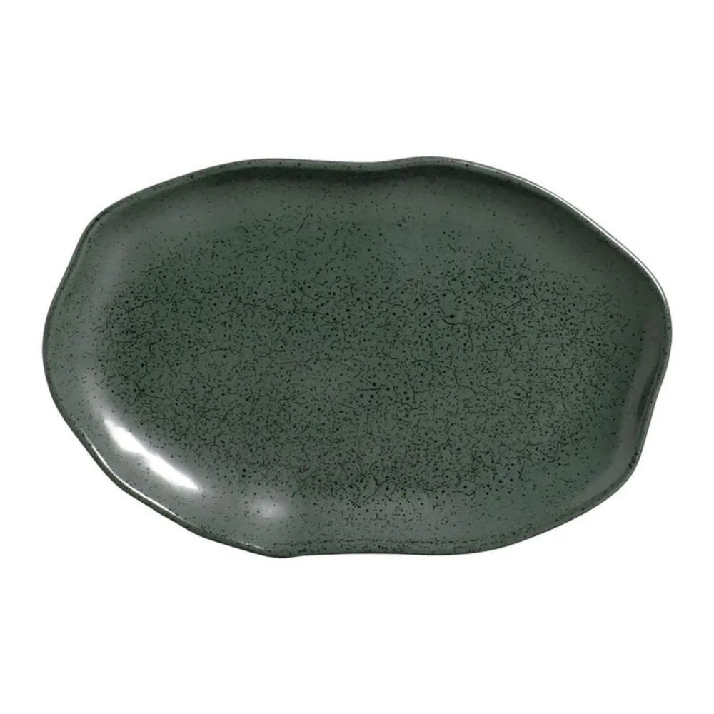 Travessa Oval Rasa Média Bio Greenery 30x20cm Porto Brasil