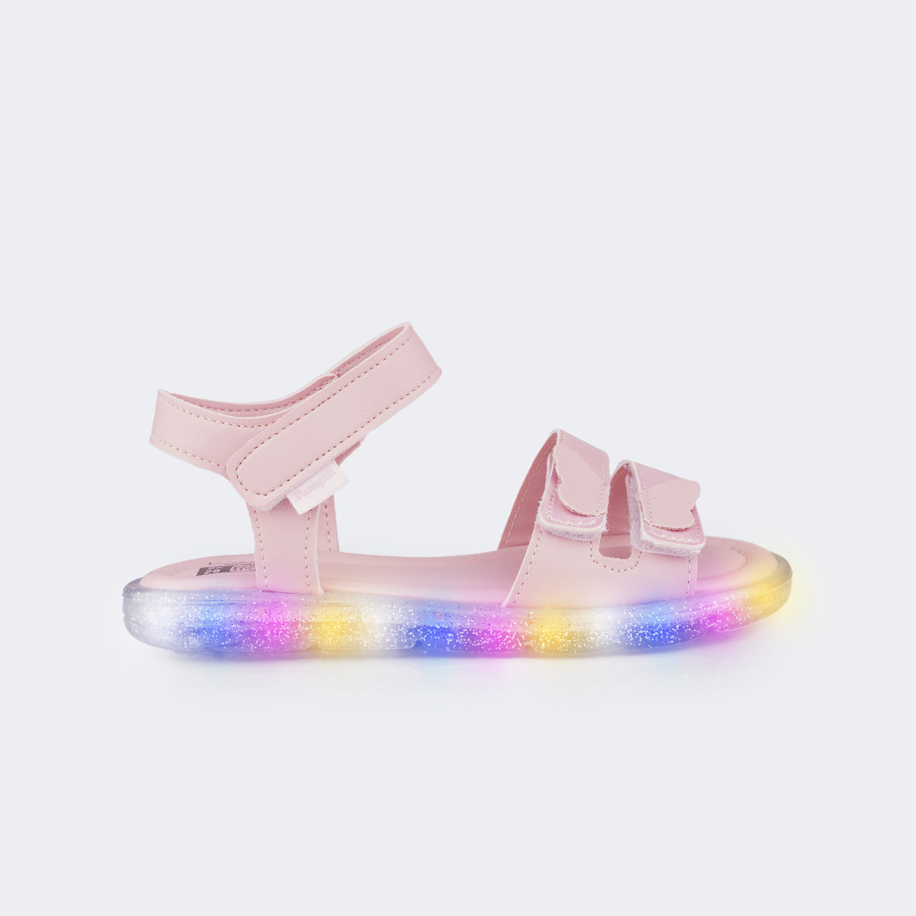 Sandália Led Infantil Borboleta 3D Pampili Lulli em Oferta na Shopee
