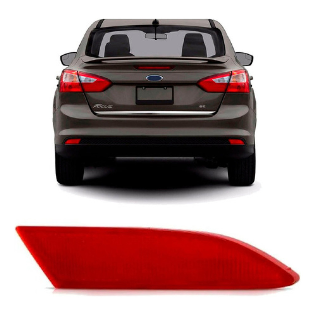 Defletor Parachoque Traseiro Focus Sedan 2014 2015 2016 2017