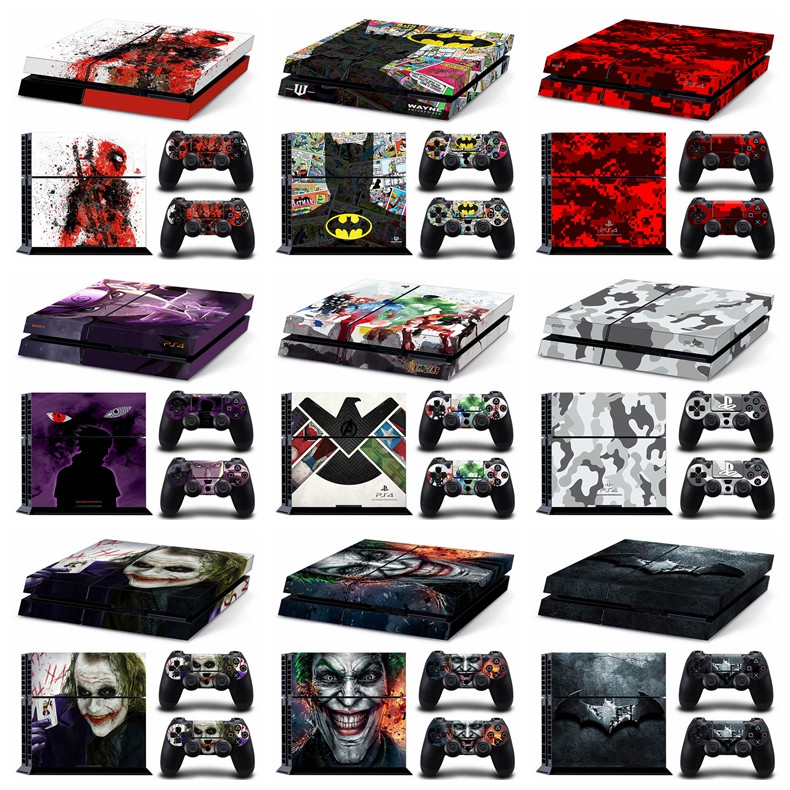 Adesivo De Pele De 66 Cores Compatível Com Sony Playstation 4 Fat Vinyl Decal Conjunto Completo De Película Protetora Pa