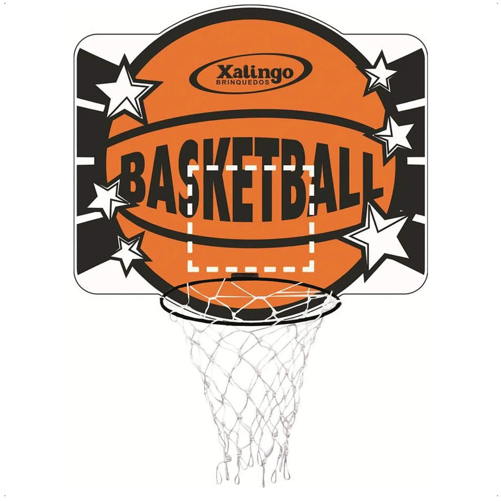 Tabela de Basquete Jogo Infantil Criança MDF Esporte Brinquedo Prática Resistente Xalingo 6703.2 em Oferta na Shopee