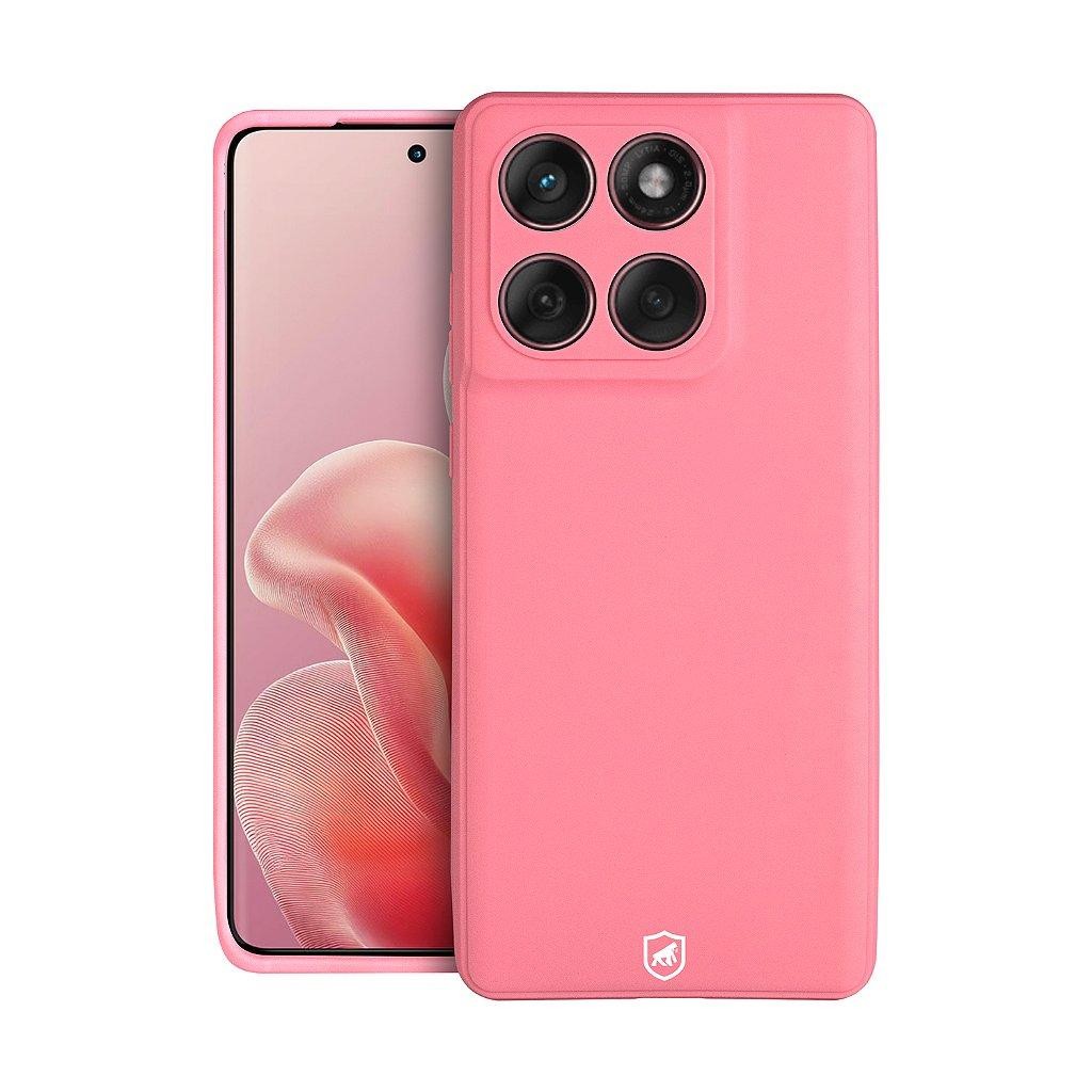 Capa Case Capinha para Motorola Moto Edge 60 - Silicon Veloz - Rosa - Gshield