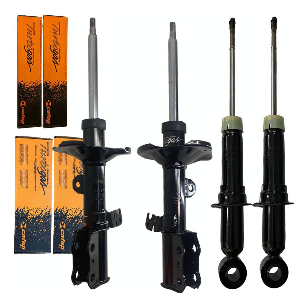 Kit 4 Amortecedor Dianteiro eTraseiro original  Cofap Corolla 2003 2004 2005 2006 2007
