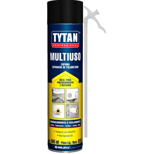 Espuma Expansiva Multiuso Tytan - 500ml/320g