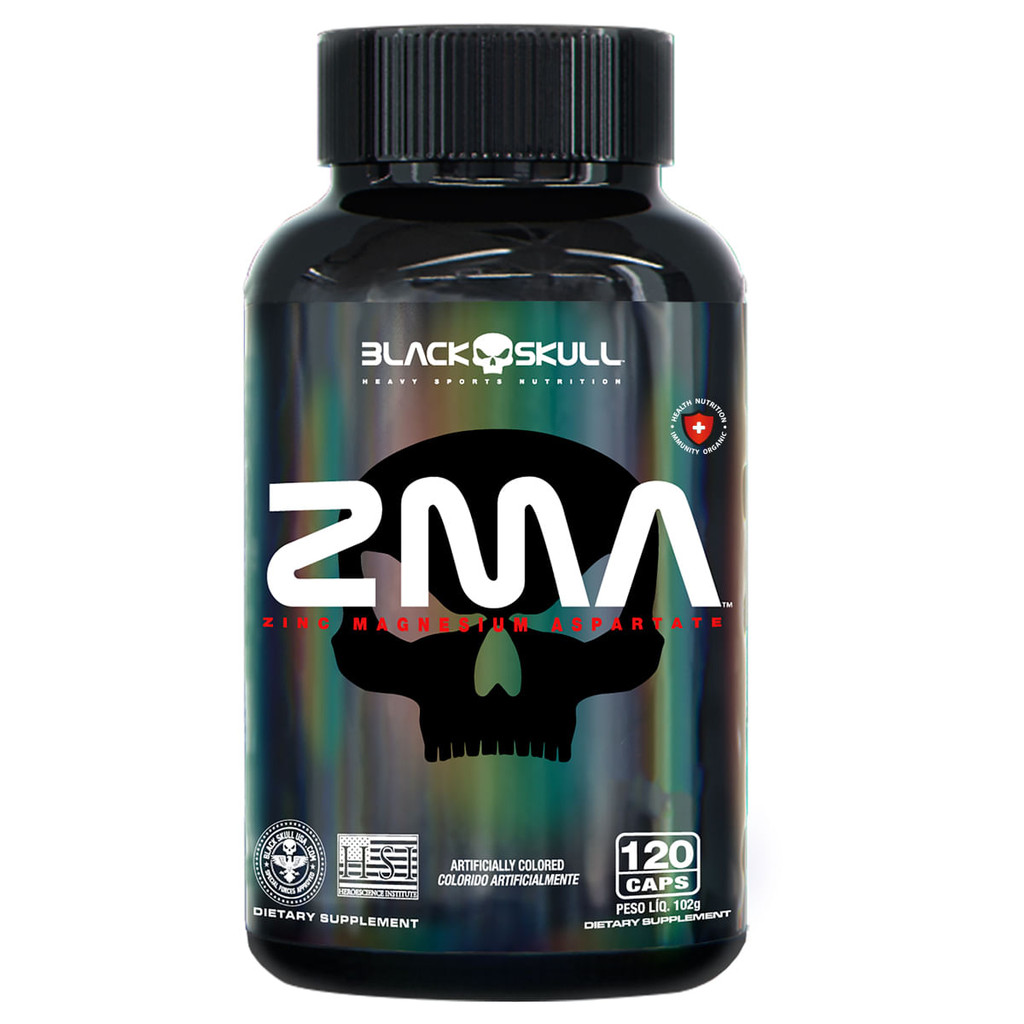 ZMA - POLIVITAMÍNICO ZINCO, MAGNÉSIO E B6 - 120 CAPS - Health