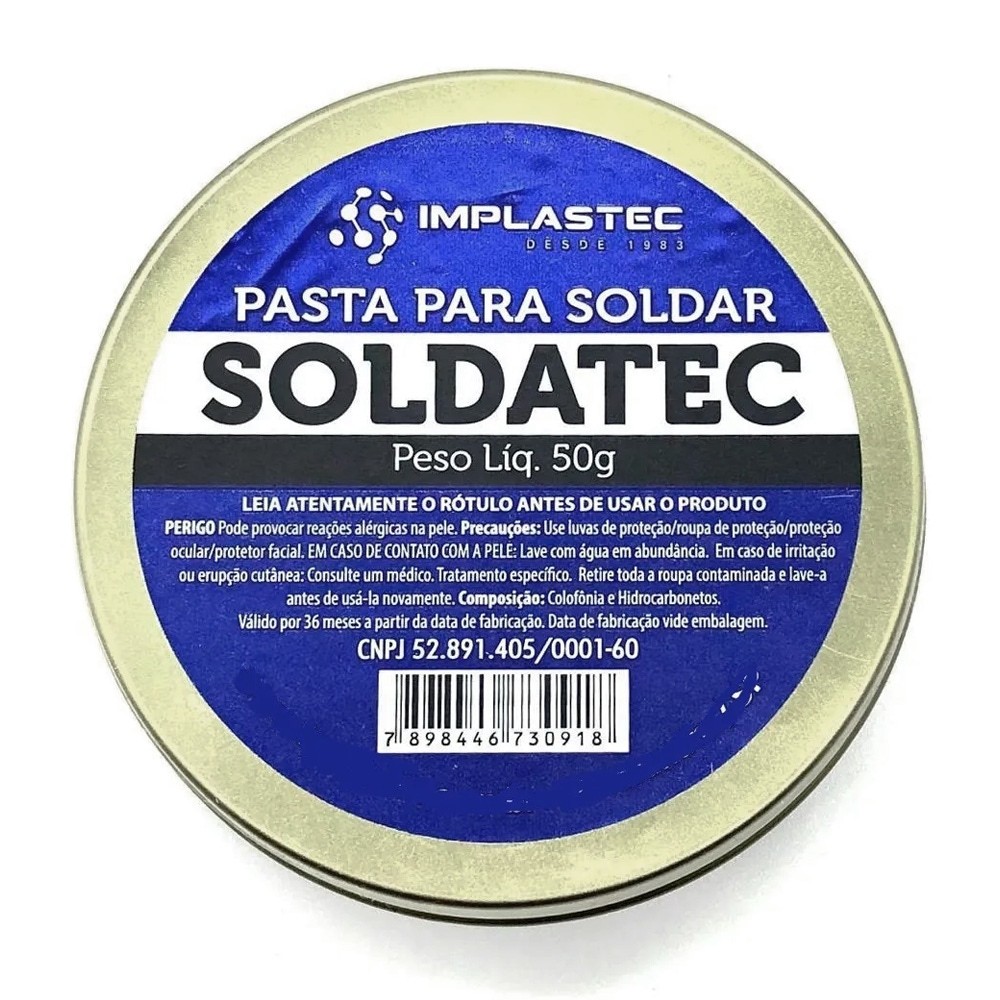Pasta de Solda Sodatec Implastec 50g - Computers & Accessories