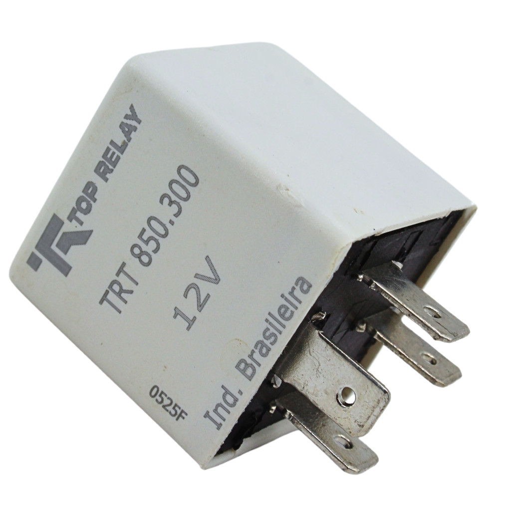 Relé Temporizador 12V 4 Polos Branco Palio 1996 1997 1998 Até 2016 2017 2018 — imagem 2 de 2