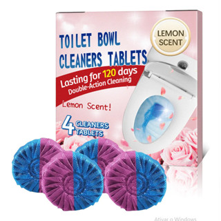 Pastilha Sanitária 3 em 1: Limpa, Desinfeta e Perfuma em Oferta na Shopee