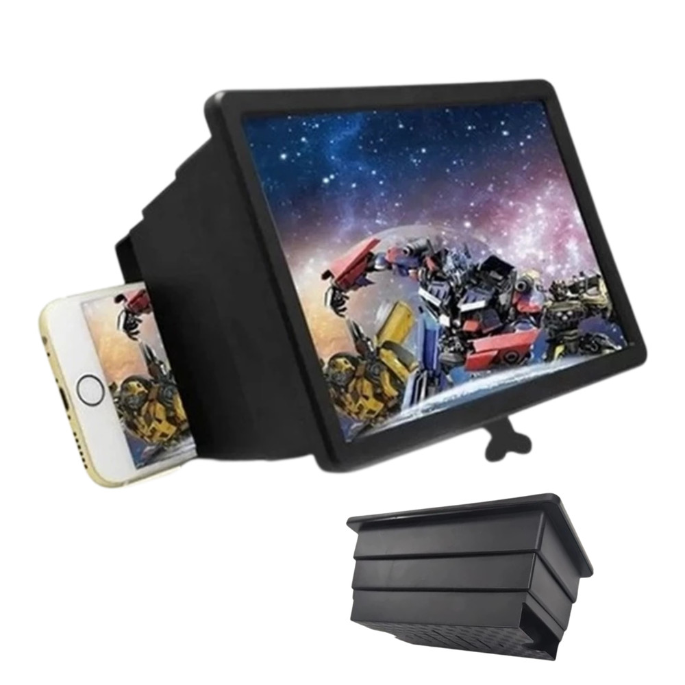 Suporte Com Lupa Amplificador Aumento Tela Imagem 3D Para Celular Portátil Prático em Oferta na Shopee