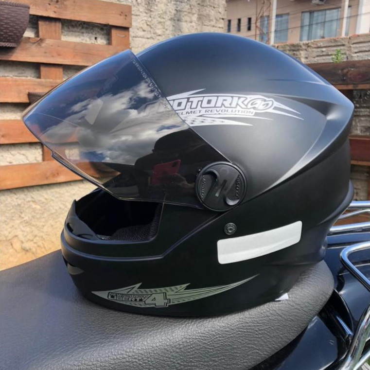 Capacete New Liberty Four Fechado Com Viseira Fumê Pro Tork Feminino Masculino Barato-amarelo