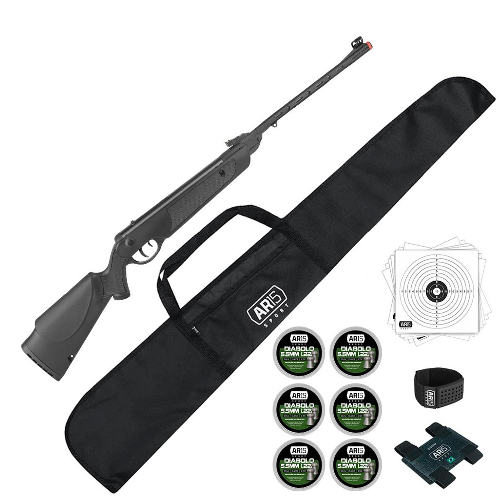 Carabina Pressao 5.5 Rossi Dione Sport MH Chumbinho - 600un