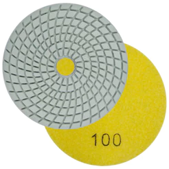 Disco de Lixa Diamantado Amarelo 4" (100mm) Grão 100 Cortag 62146