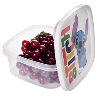 Pote 1,1 L Quadrado Lancheira Mochila Stitch Plasútil em Oferta na Shopee