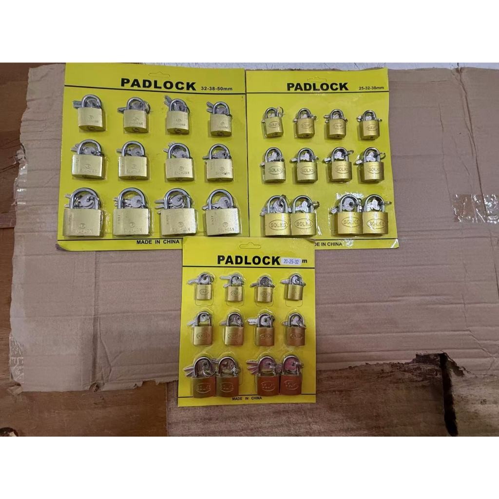 Cadeado De Aço c/ 3 Chaves