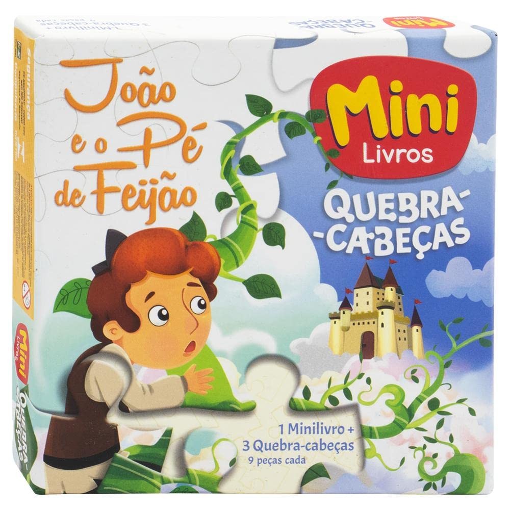 Quebra-Cabeça + Mini Livro | João e o Pé de Feijão