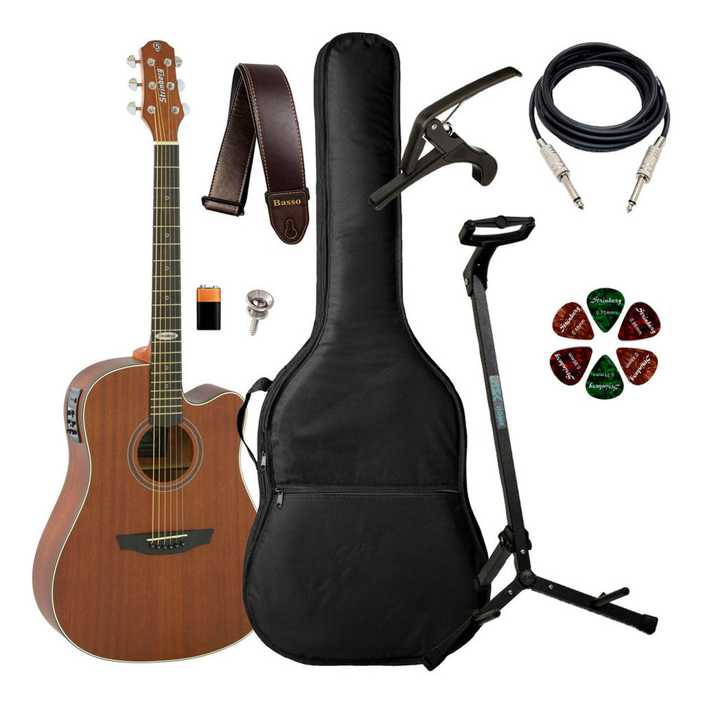 Violão Eletroacústico Sd200c Mgs + Capa Luxo E Acessórios