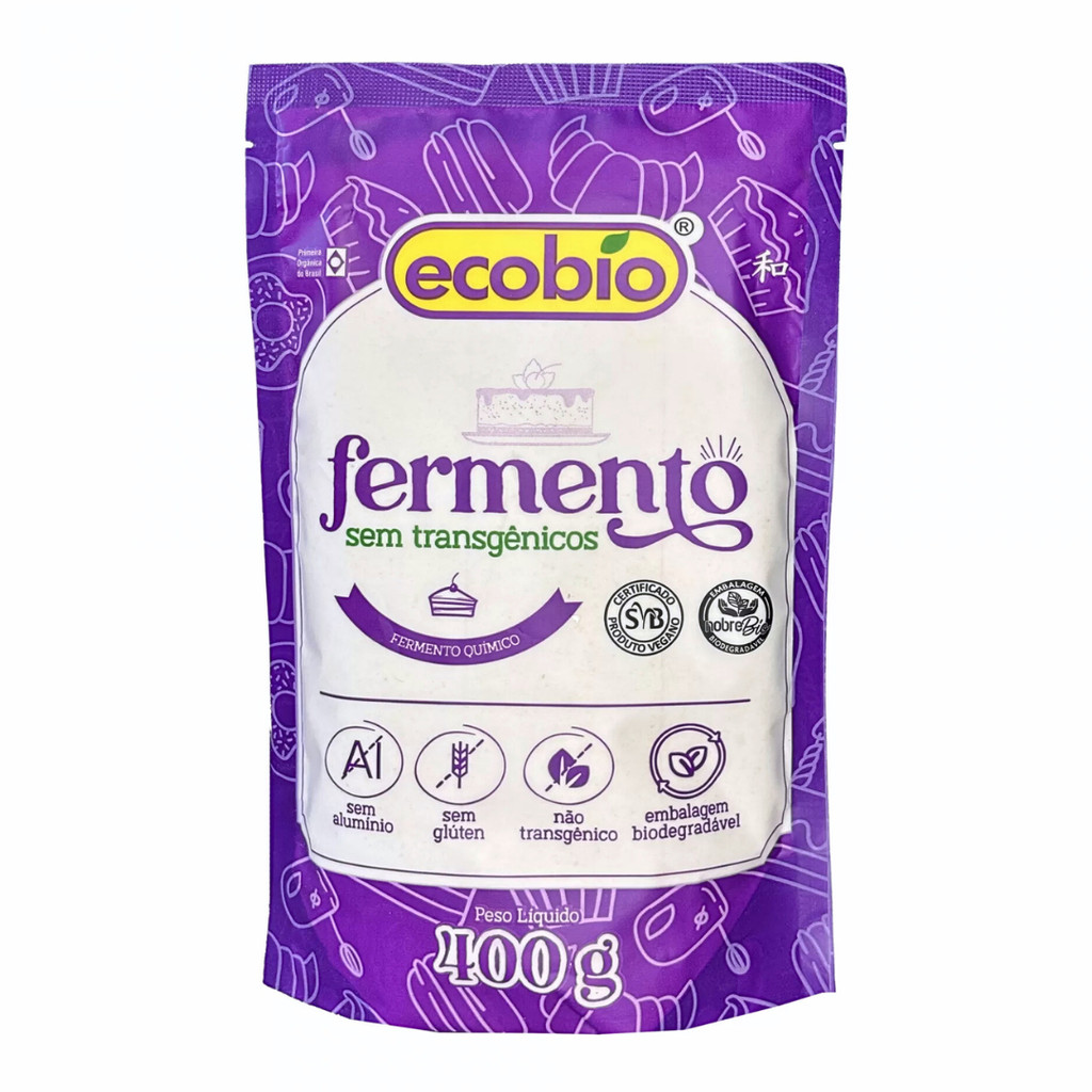 Fermento em Pó Não Transgênico Ecobio 400 g