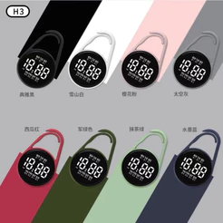 Novo Relógio Parede LED H3 (Impermeável/Luminoso) + Mochila + Pingentes – Ideal Estudantes/Crianças