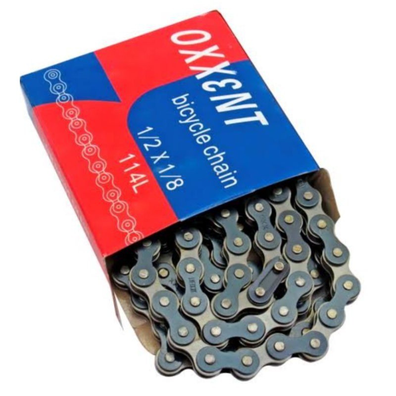 Corrente Super Grossa Oxxent 1/2 X 1/8 114 Elos Bicicleta Monark