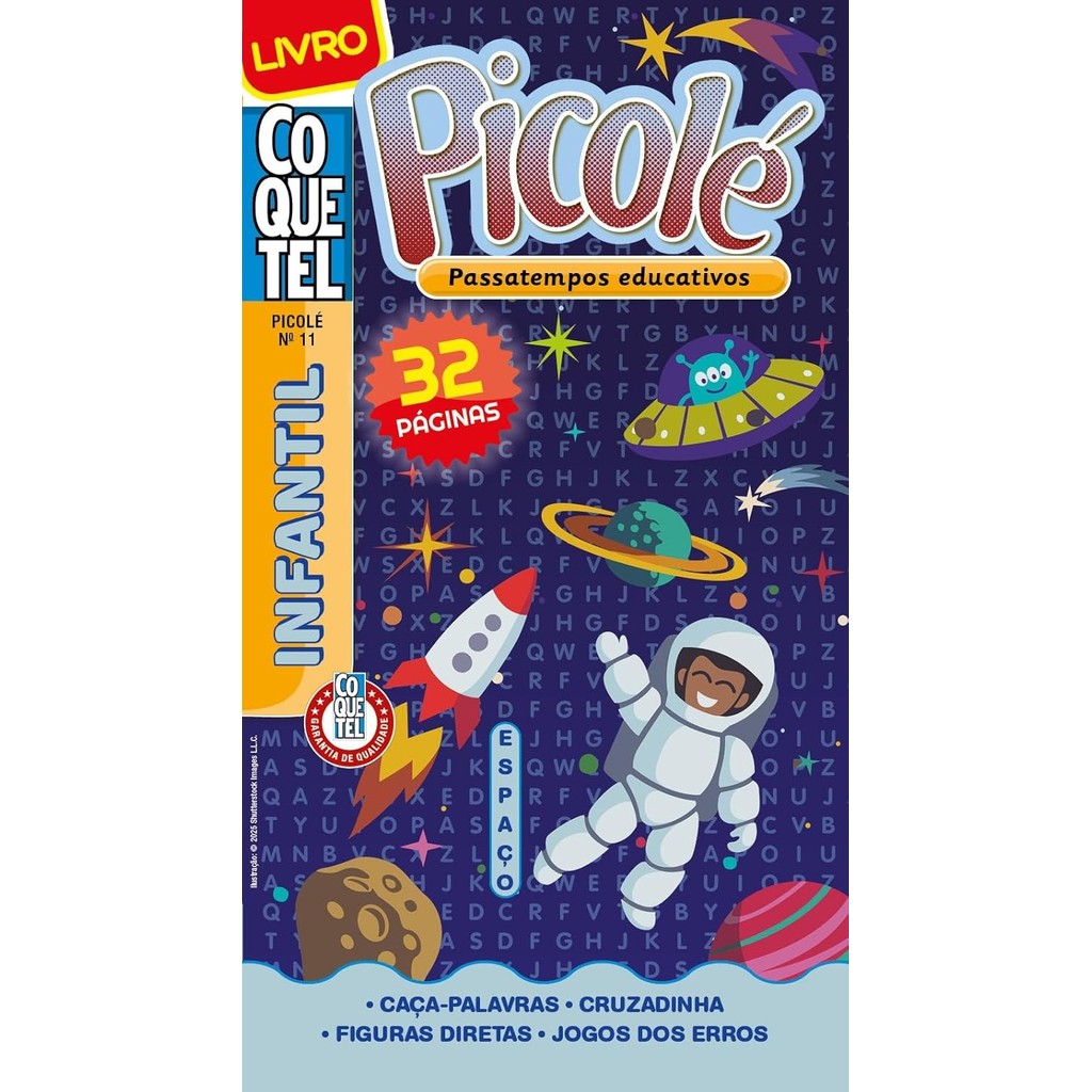 Livro Coquetel Picolé 11 | Passatempos educativos