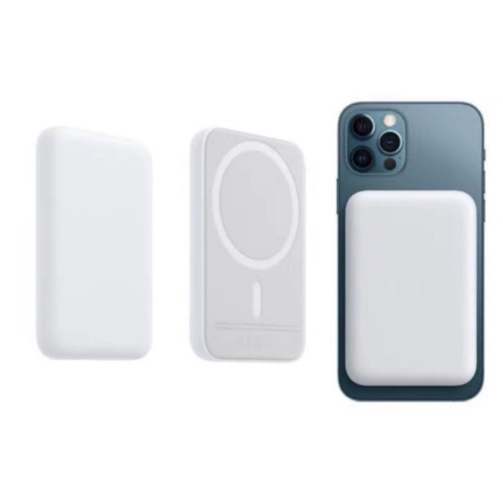 Carregador Portátil 10000Mah Magsafe Indução iPhone Apple Sem fio Bateria Carga