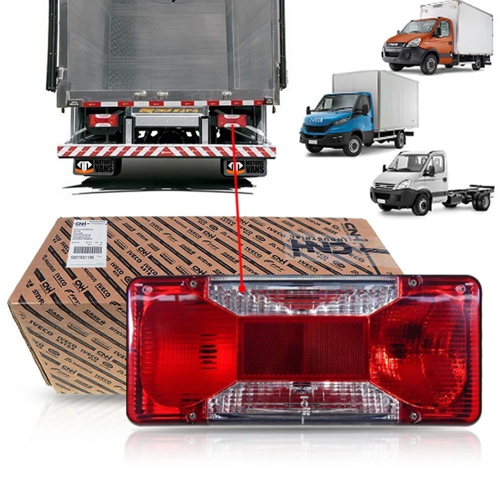 LANTERNA TRASEIRA IVECO DAILY CHASSI 2008 Á 2022 LADO DIREITO - ORIGINAL - 5801631196