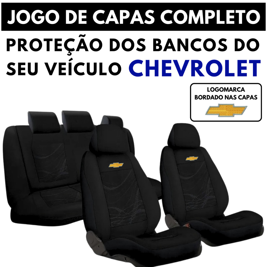 Capa Para Bancos Automotivo Carro Tecido Grosso Chevrolet Gm