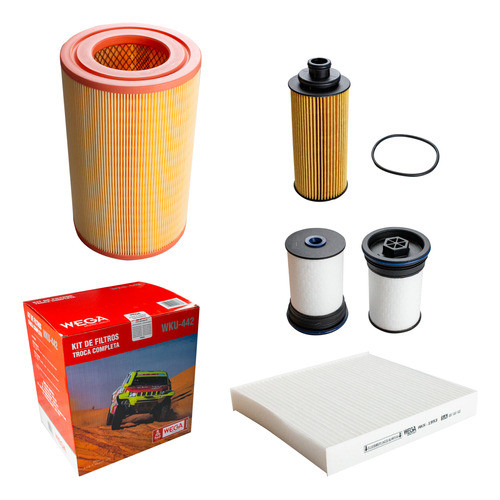 Kit De Filtro S10 Trailblazer 2.8 16v Diesel Duramax Wega