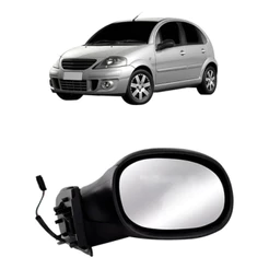 Retrovisor Eletrico Para Citroen C3 2003 Até 2012