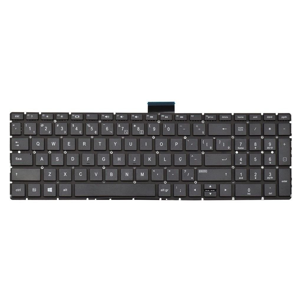 Teclado para Notebook Hp Part Number TPN-Q201 | Preto ABNT2 - Computers & Accessories