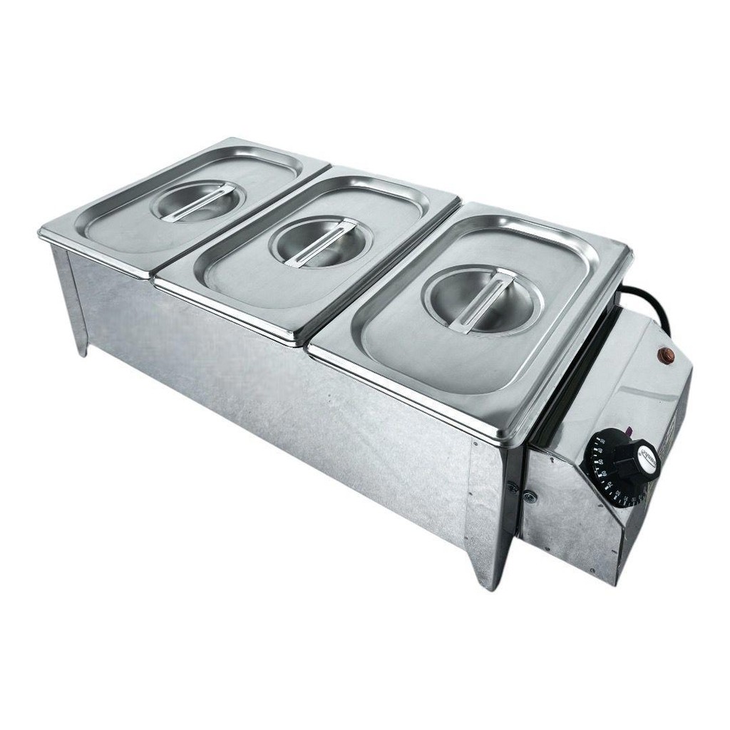 Buffet Rechaud 3 Cubas Elétrico Inox 127V