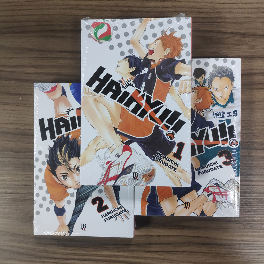 Kit Haikyu Vol. 1 ao 3 em Oferta na Shopee