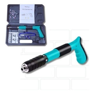 Kit Pistola De Fixação Ação Direta Finca Pinos Profissional Super Prático Concreto Ferro Madeira