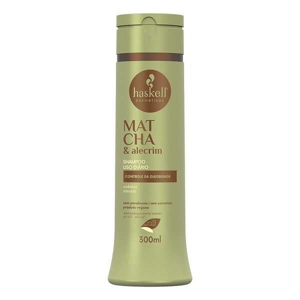 Haskell Matcha e Alecrim Shampoo Uso Diario 300ml em Oferta na Shopee