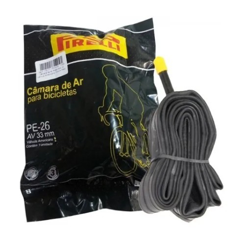 Câmara Ar Balão Aro 26 X 1.90 Bico Grosso Pirelli A/V - 1 Unid