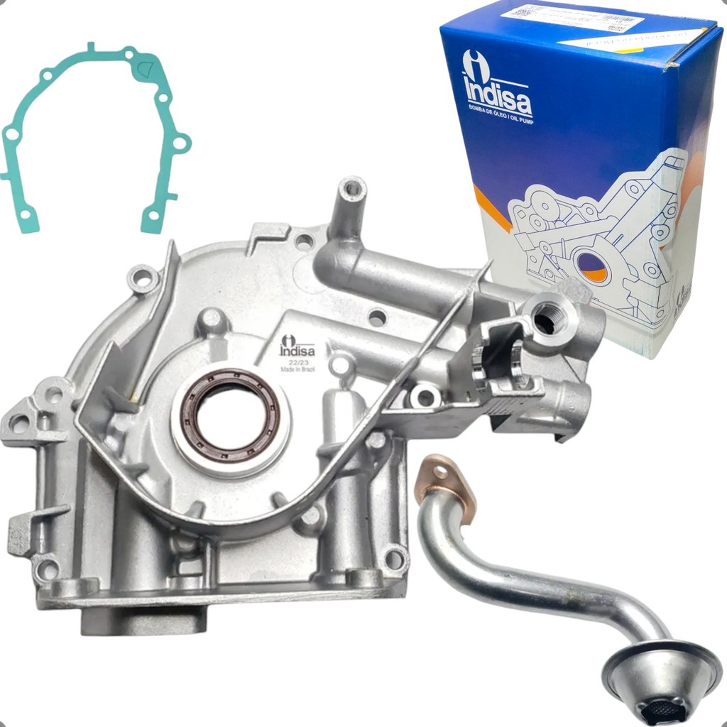 Bomba de Óleo com Pescador Motor Indisa Palio Siena Strada Punto Idea Doblo 1.4 8V Fire Evo