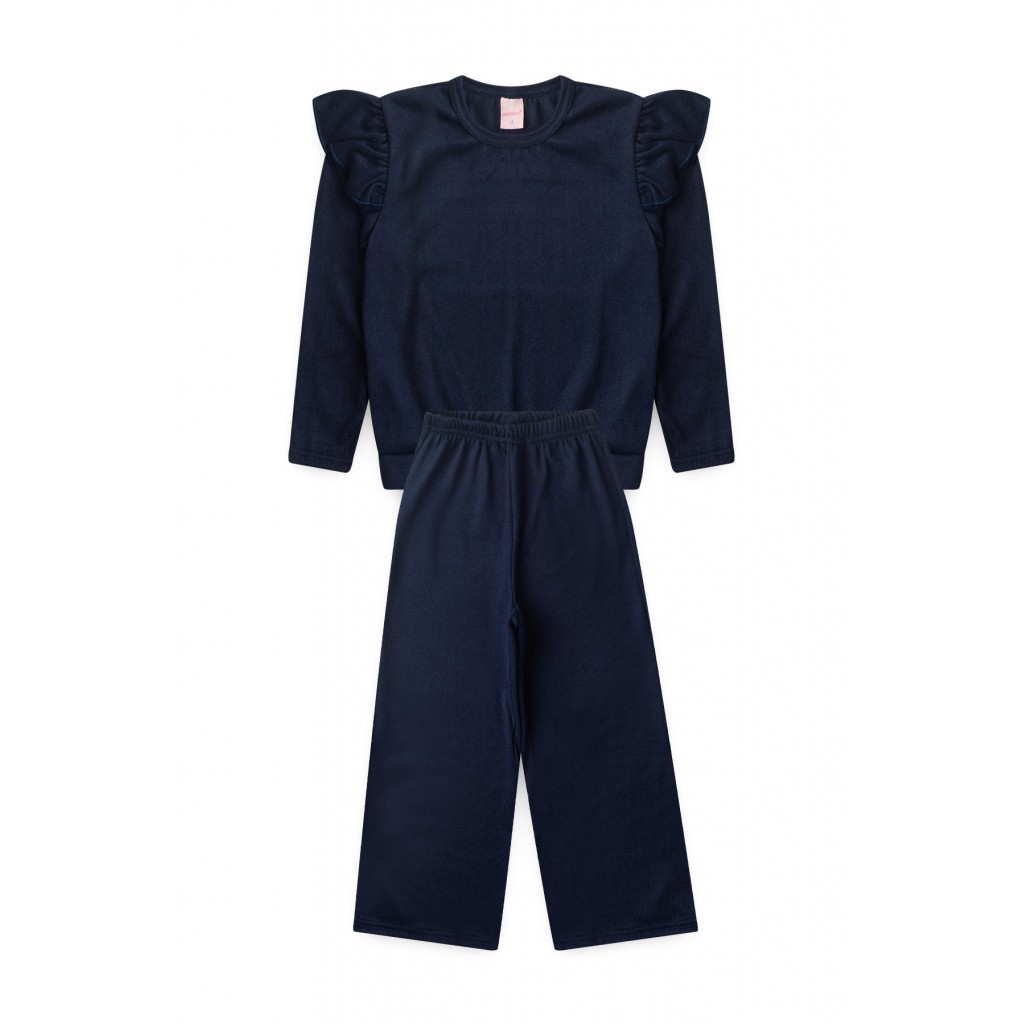 Conjunto Feminino Infantil Inverno Aconchegante em Oferta na Shopee