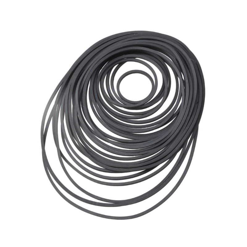 blg 30 Peças Correias Borracha Quadradas Para Comprimentos Reparo Mecanismo 30-135MM