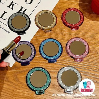 Glitter Espelho Magnético Dobrável Suporte Do Telefone Universal Portátil Adesivo Traseiro Adequado Para Todos Os Modelo em Oferta na Shopee