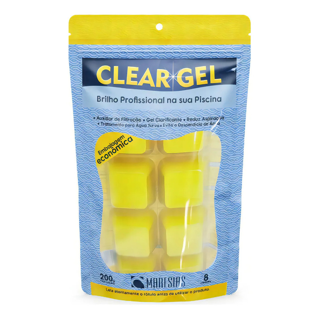 Clear Gel 200g Clarificante e Decantador de Piscinas em Gel Concentrado