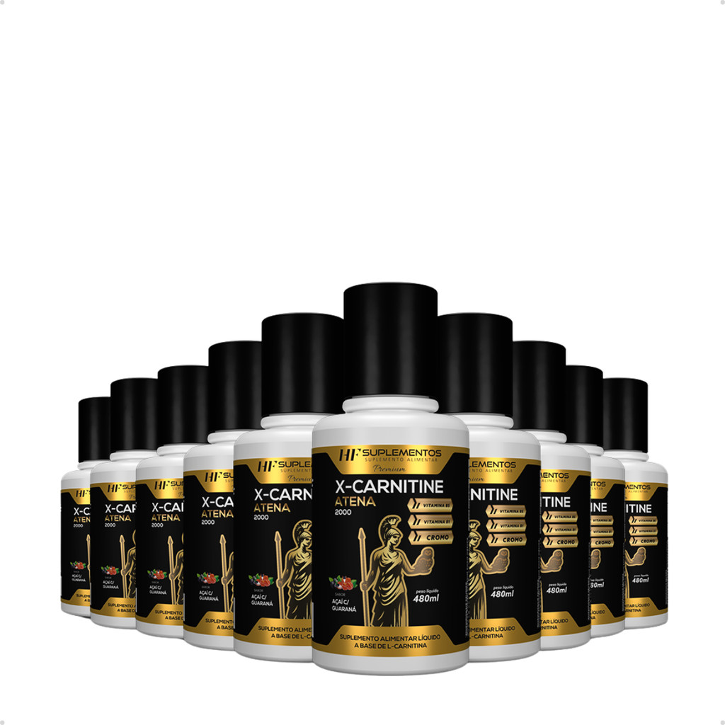 10X X-CARNITINE 2300 CROMO 480ML ACAI GUARANA HF SUPLEMENTS