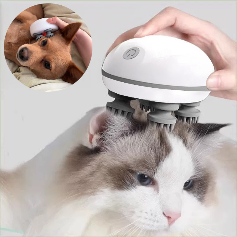 Massageador Elétrico Pequeno Portátil para Pets /cachorro e gato , Couro, Pelo, Ombro e Pescoço