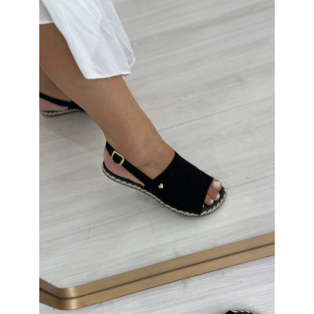 Sandálias rasteiras  femininas avarca Peep Toe plataforma Flat confortáveis e casuais para a Praia e férias de verão