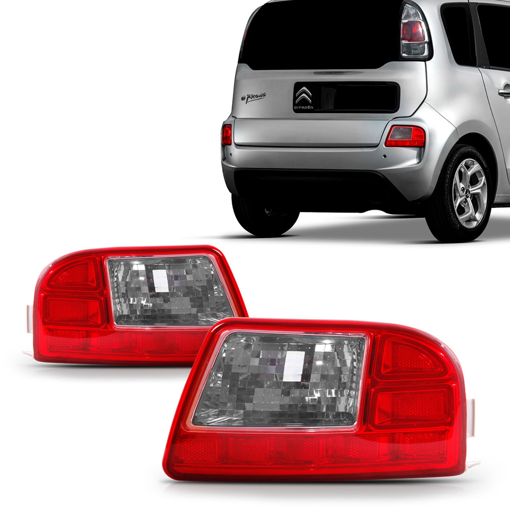 Refletor Parachoque Traseiro Citroen C3 Aircross Picasso 2011 2012 2013 2014 2015