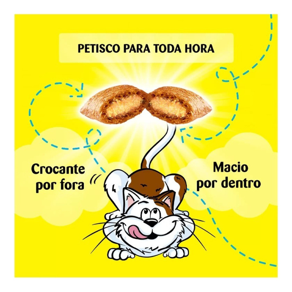 Petisco Snack Dreamies Carne Tentadora Para Gatos Adultos 150g — imagem 2 de 2